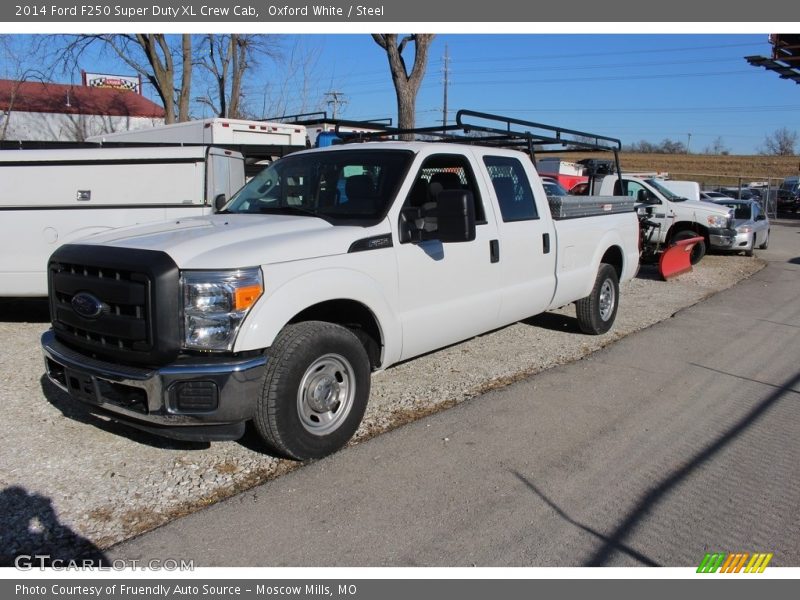 Oxford White / Steel 2014 Ford F250 Super Duty XL Crew Cab