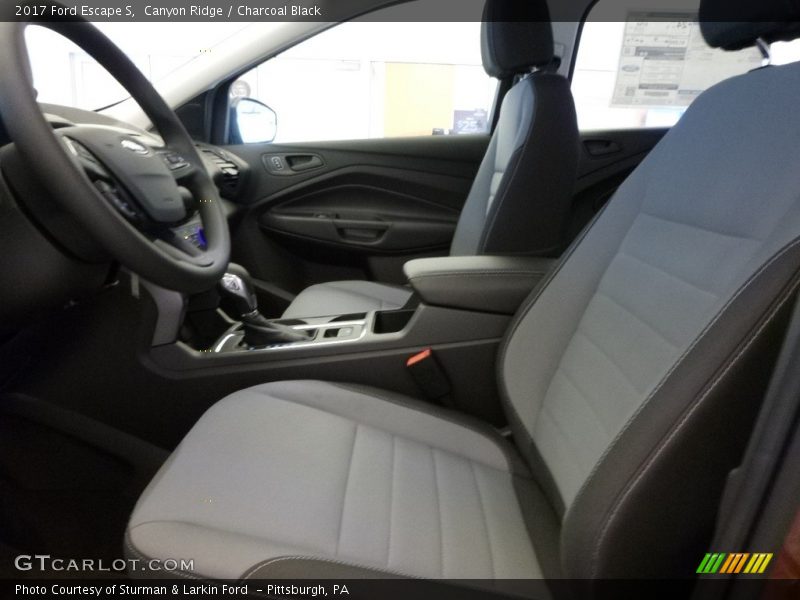 Canyon Ridge / Charcoal Black 2017 Ford Escape S