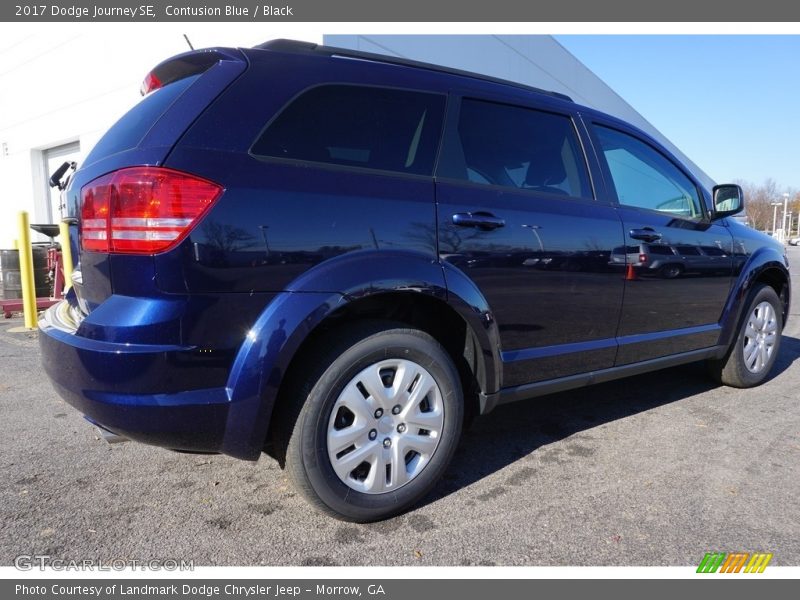 Contusion Blue / Black 2017 Dodge Journey SE