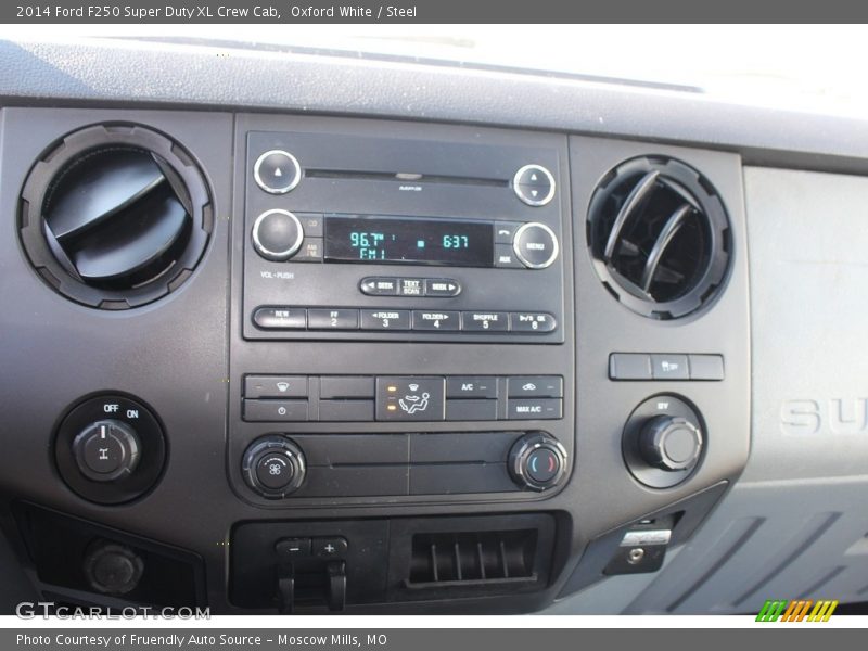 Oxford White / Steel 2014 Ford F250 Super Duty XL Crew Cab