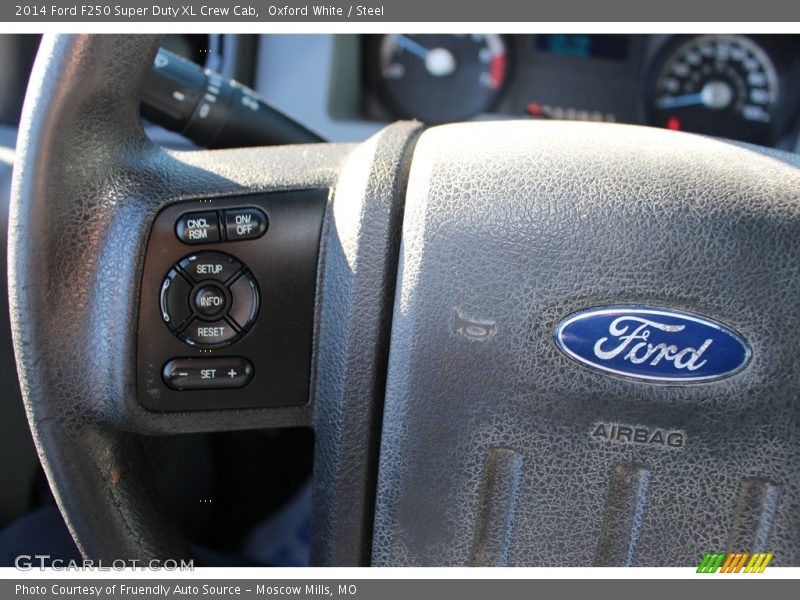 Oxford White / Steel 2014 Ford F250 Super Duty XL Crew Cab