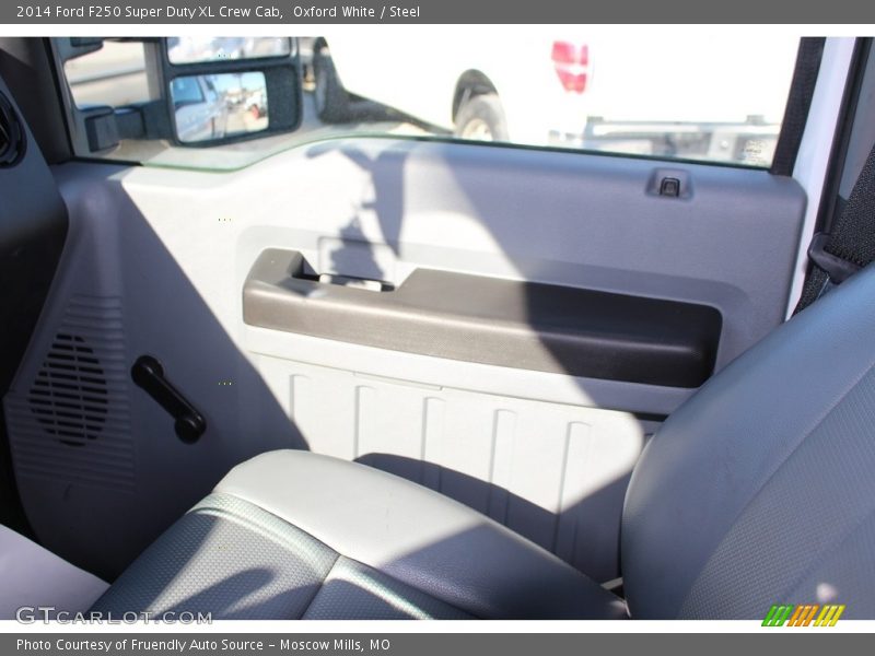 Oxford White / Steel 2014 Ford F250 Super Duty XL Crew Cab