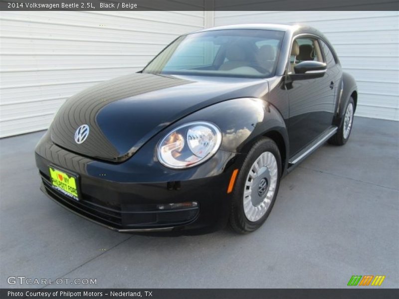 Black / Beige 2014 Volkswagen Beetle 2.5L