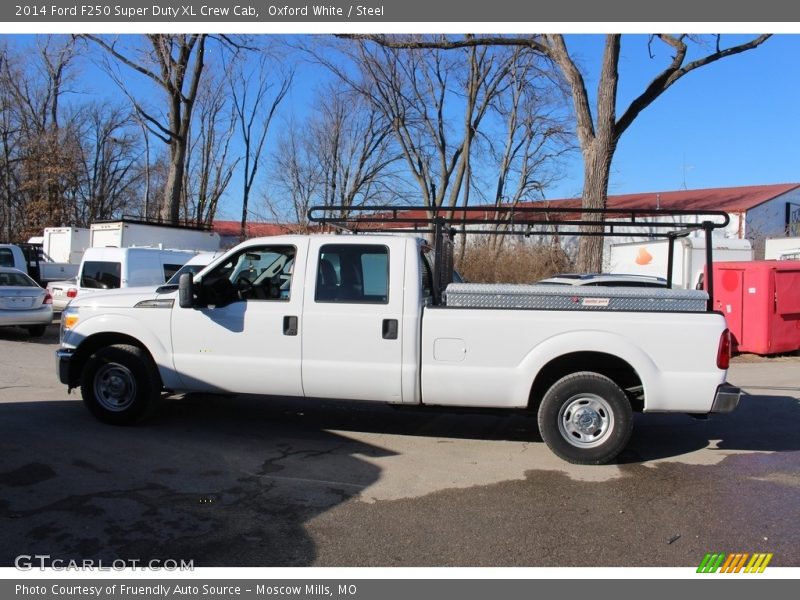 Oxford White / Steel 2014 Ford F250 Super Duty XL Crew Cab