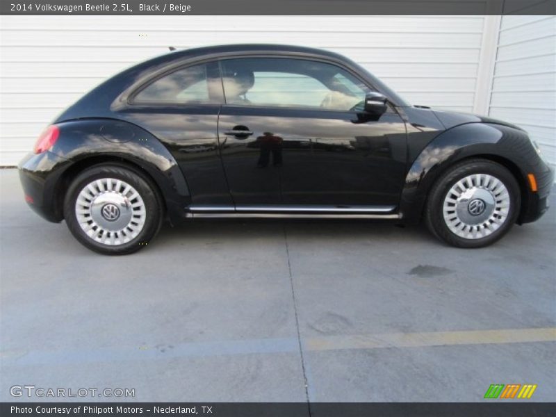 Black / Beige 2014 Volkswagen Beetle 2.5L