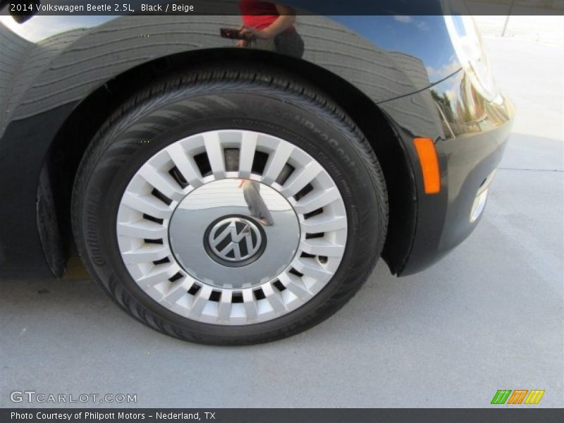 Black / Beige 2014 Volkswagen Beetle 2.5L