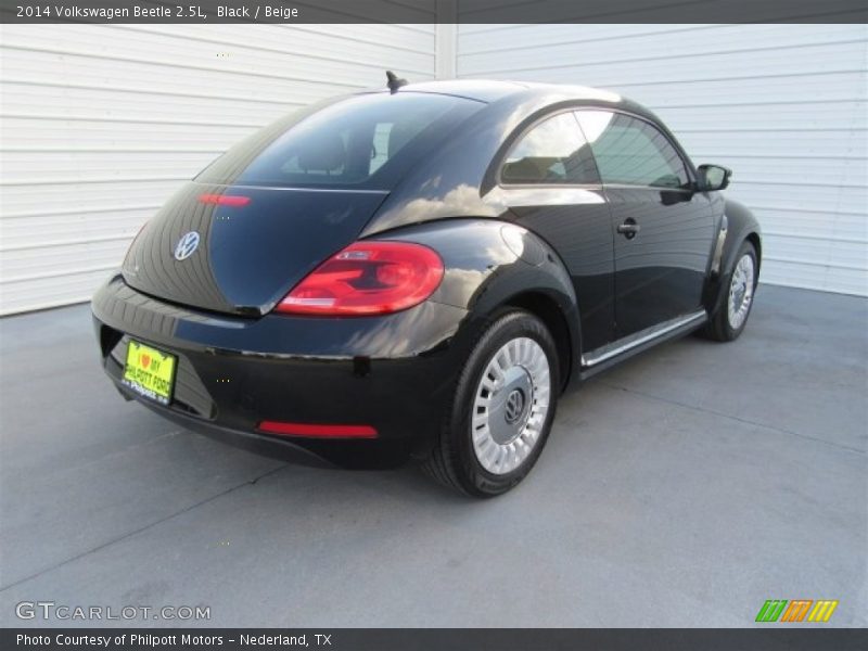 Black / Beige 2014 Volkswagen Beetle 2.5L