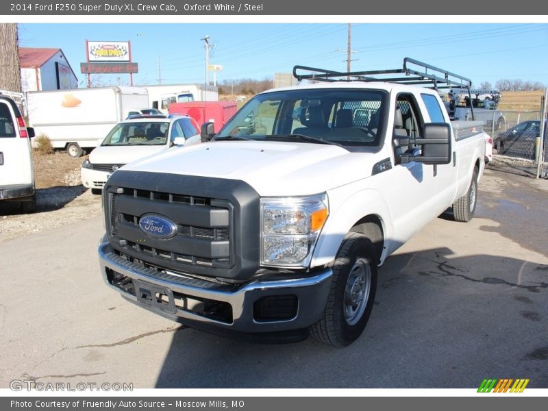 Oxford White / Steel 2014 Ford F250 Super Duty XL Crew Cab