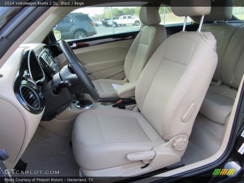 Black / Beige 2014 Volkswagen Beetle 2.5L