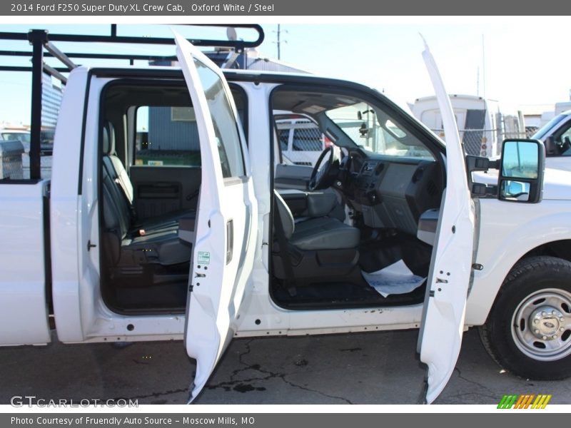 Oxford White / Steel 2014 Ford F250 Super Duty XL Crew Cab