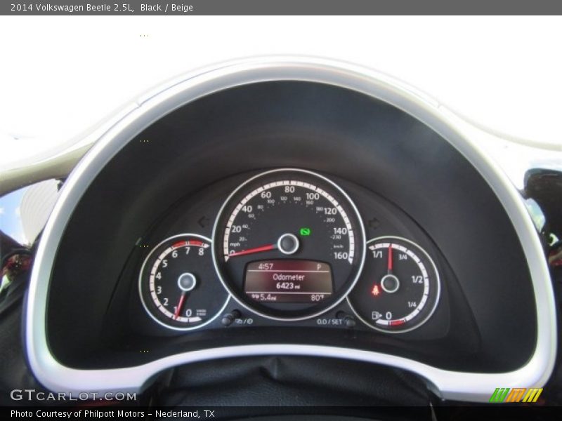 Black / Beige 2014 Volkswagen Beetle 2.5L