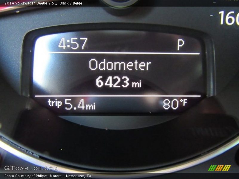 Black / Beige 2014 Volkswagen Beetle 2.5L