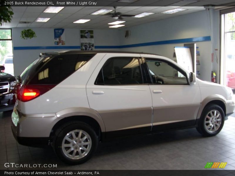 Frost White / Light Gray 2005 Buick Rendezvous CXL