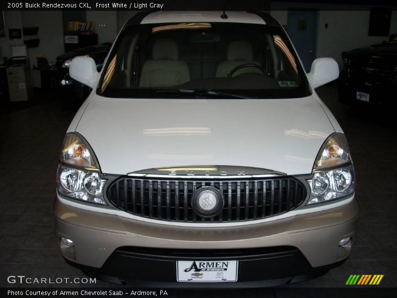 Frost White / Light Gray 2005 Buick Rendezvous CXL