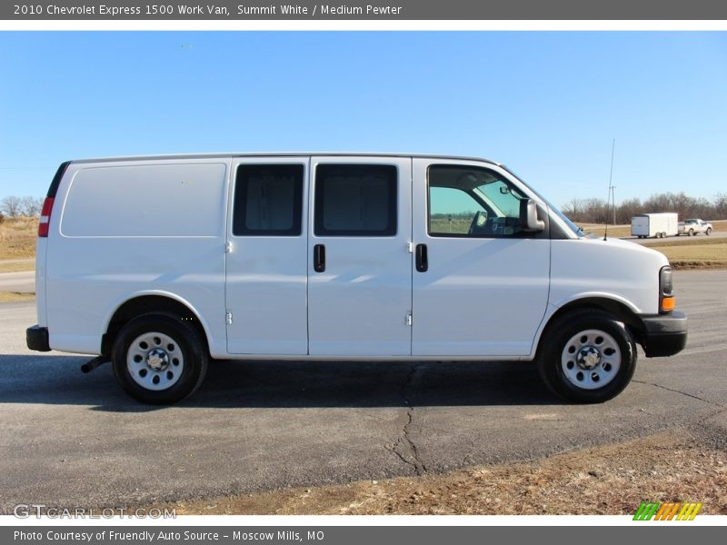 Summit White / Medium Pewter 2010 Chevrolet Express 1500 Work Van