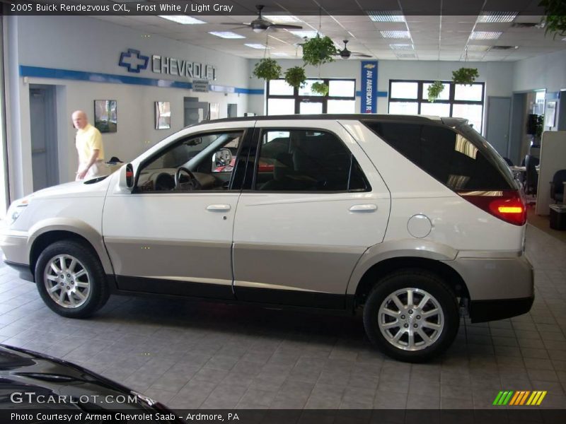 Frost White / Light Gray 2005 Buick Rendezvous CXL