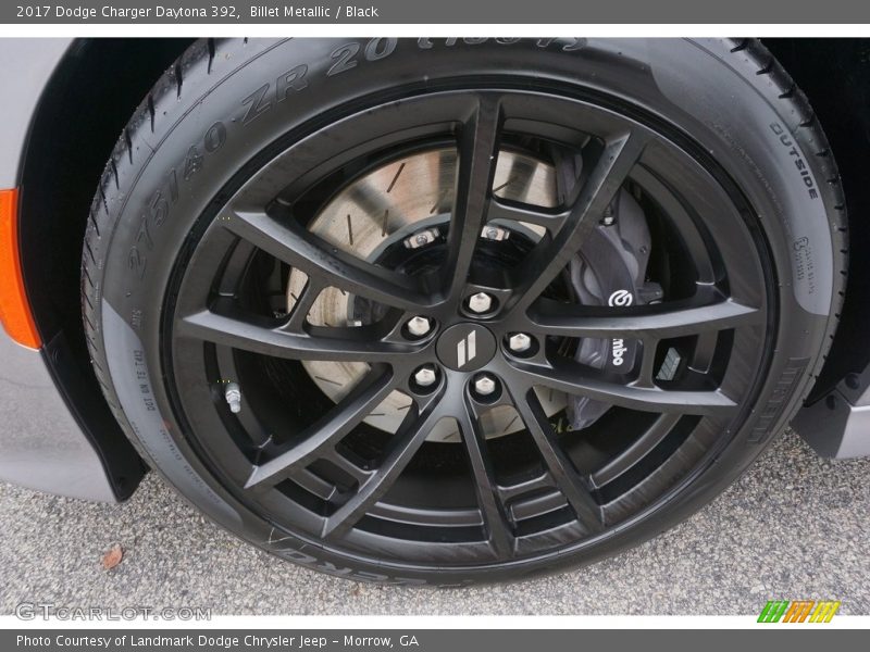 Billet Metallic / Black 2017 Dodge Charger Daytona 392