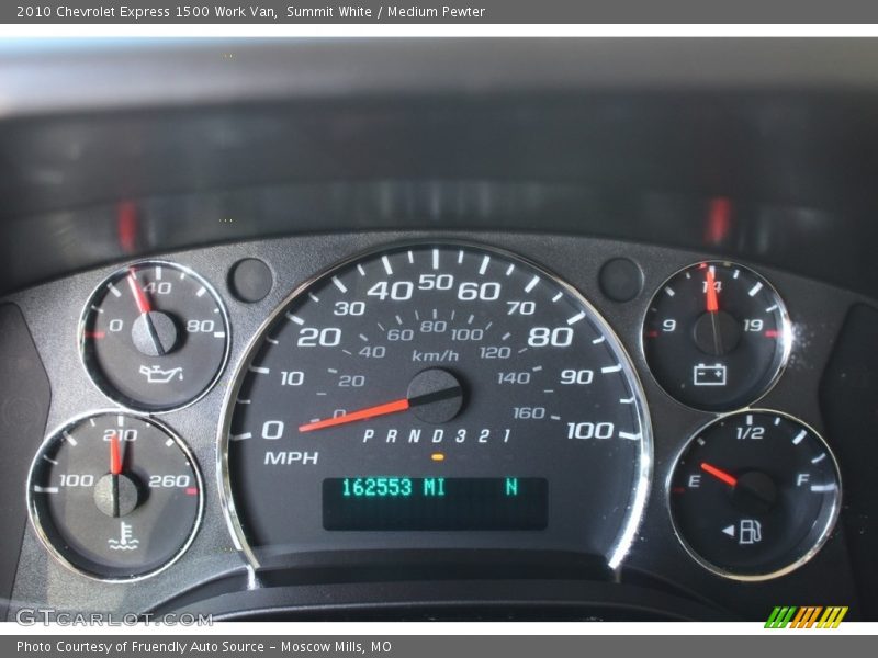 Summit White / Medium Pewter 2010 Chevrolet Express 1500 Work Van