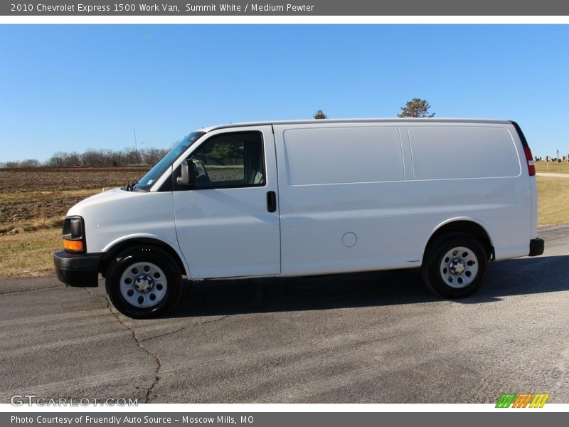 Summit White / Medium Pewter 2010 Chevrolet Express 1500 Work Van