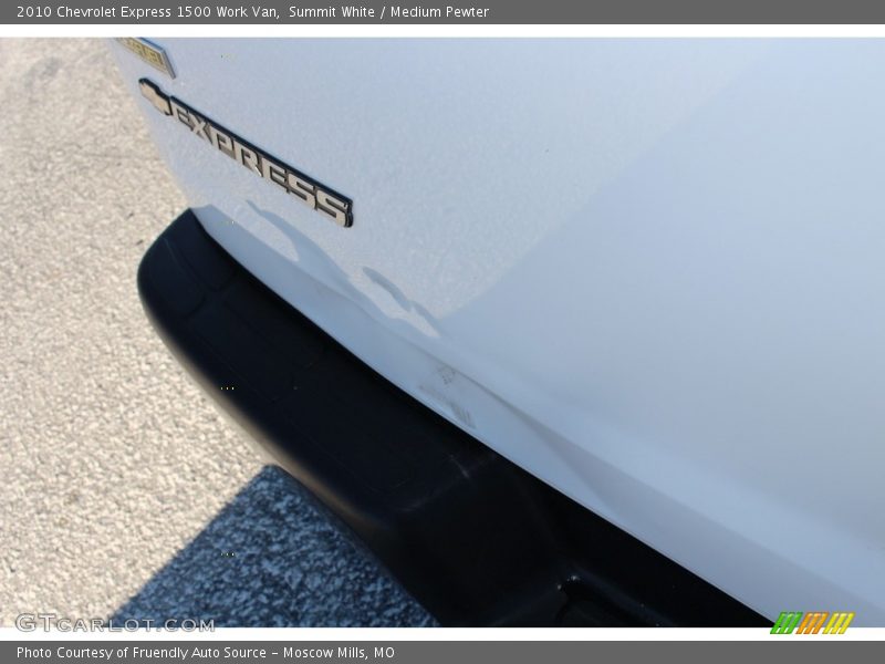 Summit White / Medium Pewter 2010 Chevrolet Express 1500 Work Van