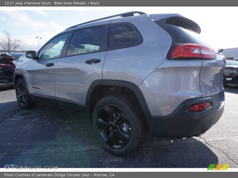 Billet Silver Metallic / Black 2017 Jeep Cherokee Sport