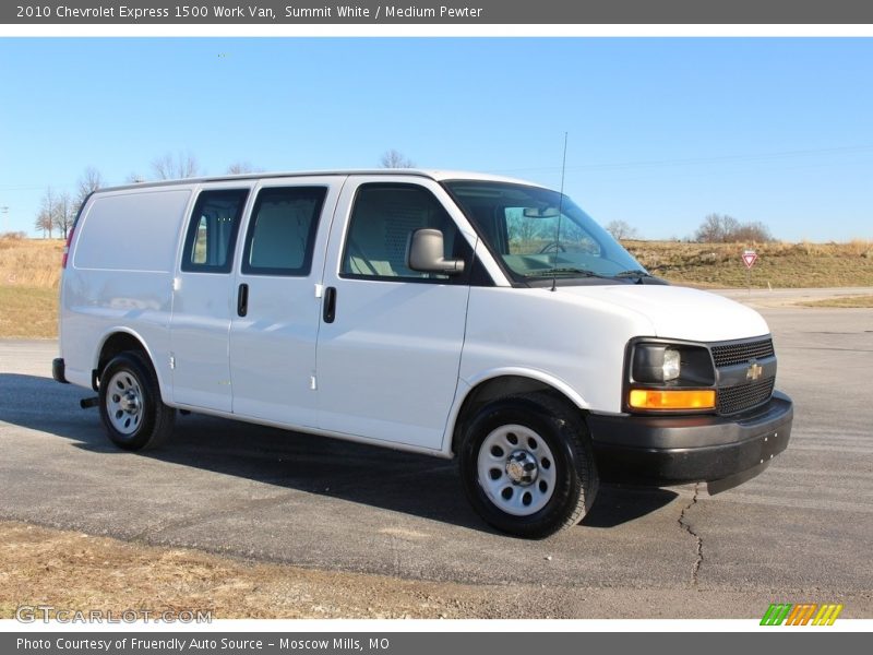 Summit White / Medium Pewter 2010 Chevrolet Express 1500 Work Van