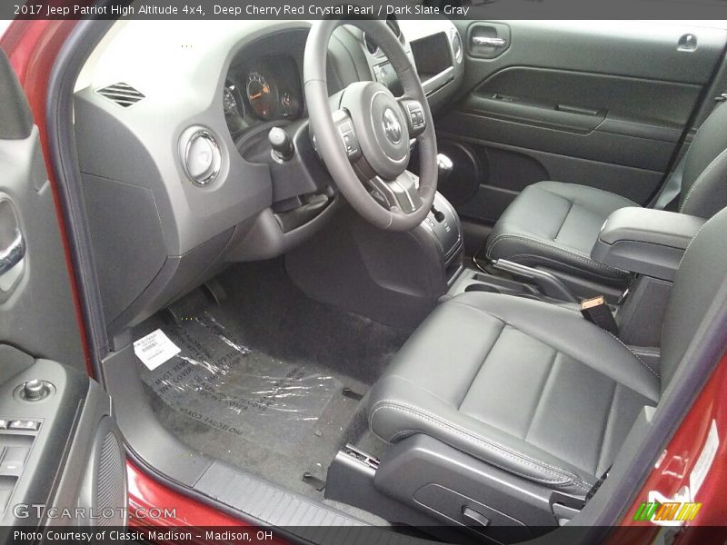 Deep Cherry Red Crystal Pearl / Dark Slate Gray 2017 Jeep Patriot High Altitude 4x4