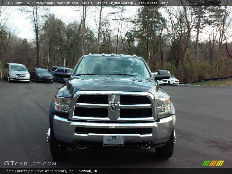 Granite Crystal Metallic / Black/Diesel Gray 2017 Ram 5500 Tradesman Crew Cab 4x4 Chassis