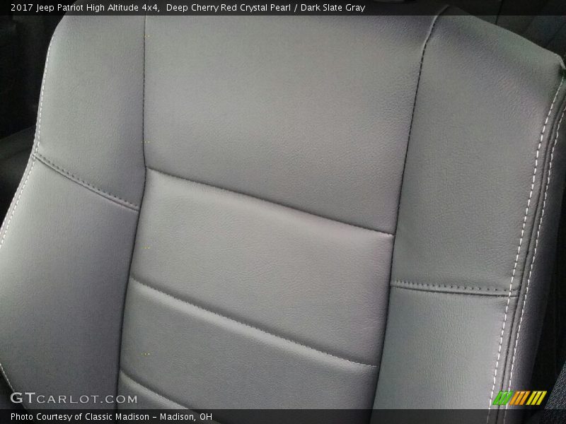 Deep Cherry Red Crystal Pearl / Dark Slate Gray 2017 Jeep Patriot High Altitude 4x4