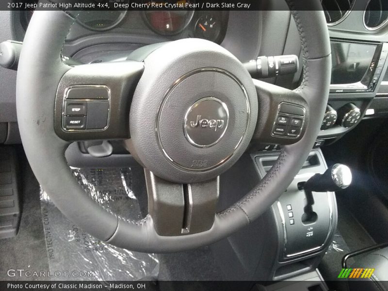 Deep Cherry Red Crystal Pearl / Dark Slate Gray 2017 Jeep Patriot High Altitude 4x4