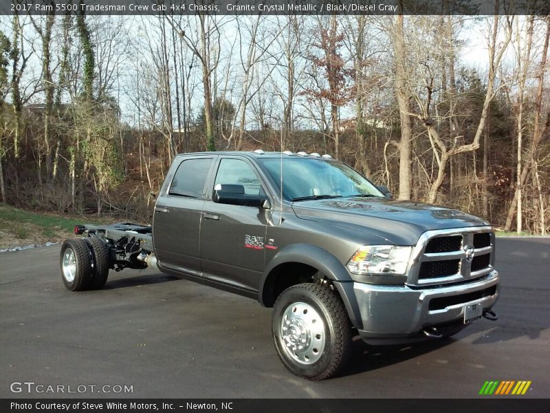 Front 3/4 View of 2017 5500 Tradesman Crew Cab 4x4 Chassis