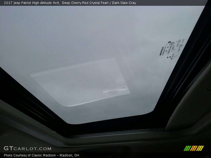 Deep Cherry Red Crystal Pearl / Dark Slate Gray 2017 Jeep Patriot High Altitude 4x4