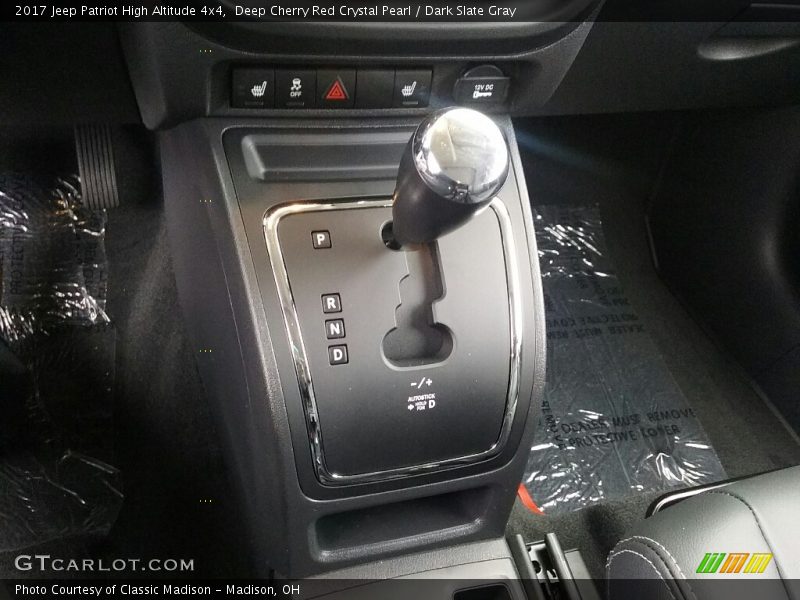 Deep Cherry Red Crystal Pearl / Dark Slate Gray 2017 Jeep Patriot High Altitude 4x4
