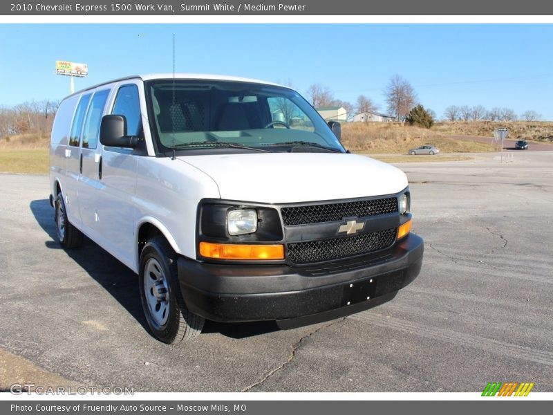 Summit White / Medium Pewter 2010 Chevrolet Express 1500 Work Van