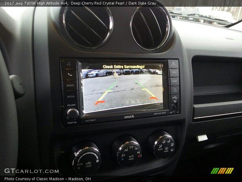 Deep Cherry Red Crystal Pearl / Dark Slate Gray 2017 Jeep Patriot High Altitude 4x4