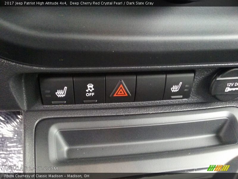 Deep Cherry Red Crystal Pearl / Dark Slate Gray 2017 Jeep Patriot High Altitude 4x4