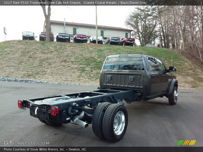 Granite Crystal Metallic / Black/Diesel Gray 2017 Ram 5500 Tradesman Crew Cab 4x4 Chassis