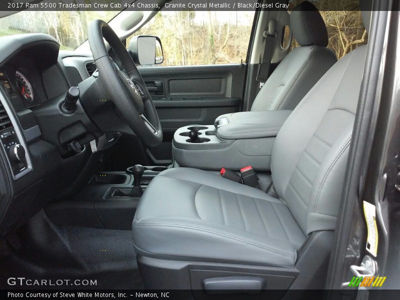 Front Seat of 2017 5500 Tradesman Crew Cab 4x4 Chassis