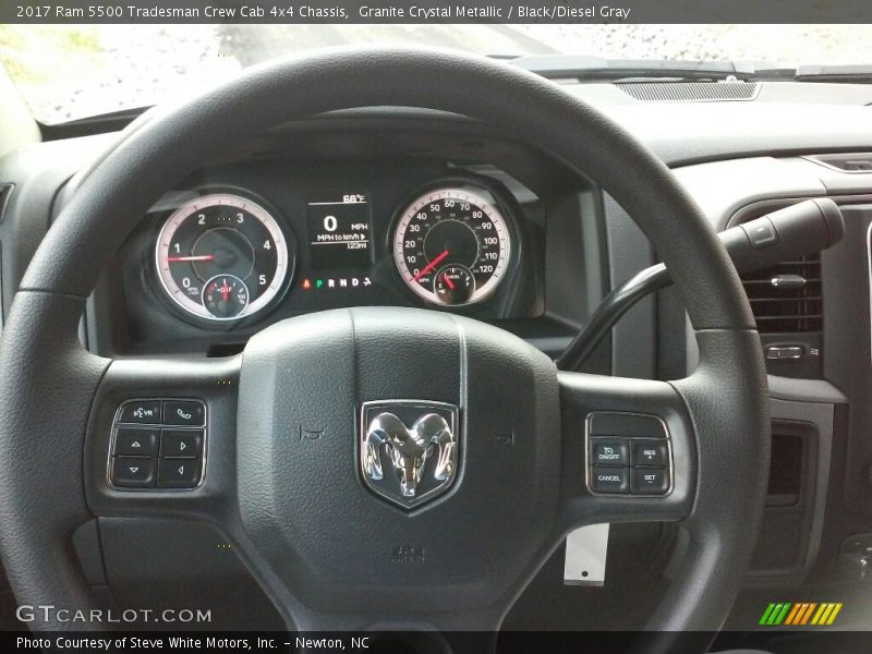  2017 5500 Tradesman Crew Cab 4x4 Chassis Steering Wheel