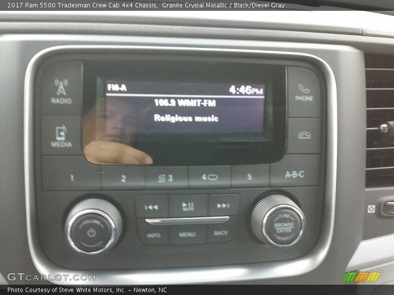 Granite Crystal Metallic / Black/Diesel Gray 2017 Ram 5500 Tradesman Crew Cab 4x4 Chassis