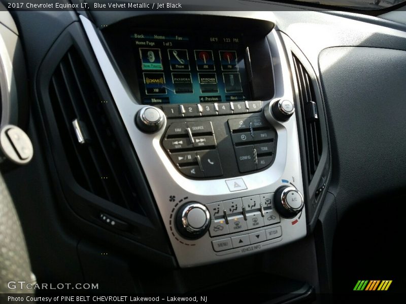 Blue Velvet Metallic / Jet Black 2017 Chevrolet Equinox LT