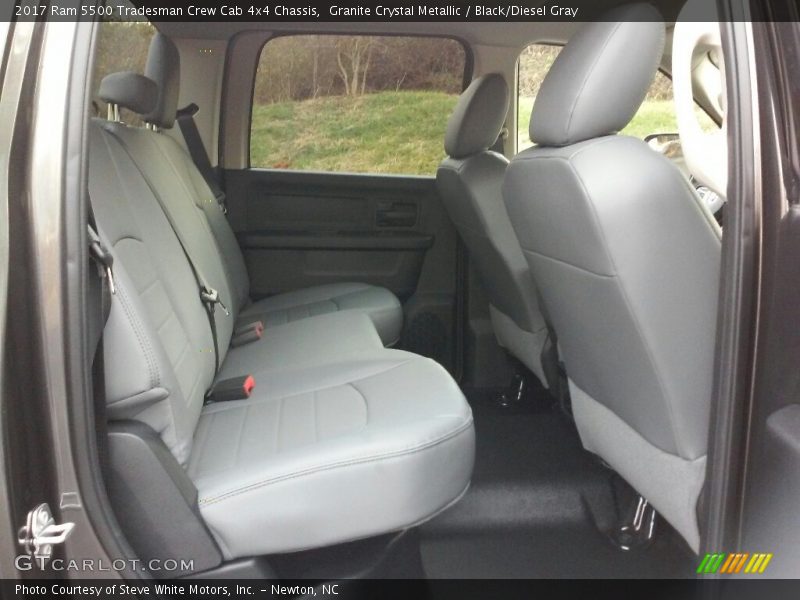 Rear Seat of 2017 5500 Tradesman Crew Cab 4x4 Chassis