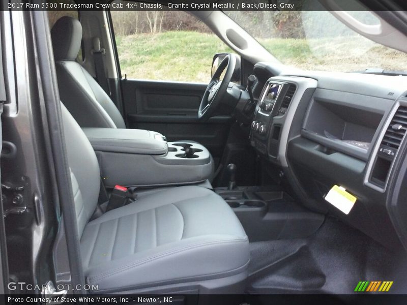 Front Seat of 2017 5500 Tradesman Crew Cab 4x4 Chassis