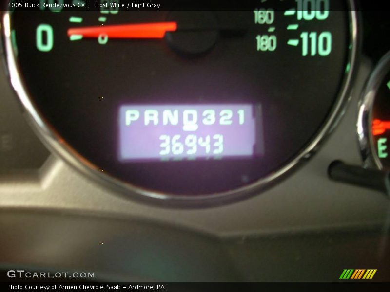 Frost White / Light Gray 2005 Buick Rendezvous CXL