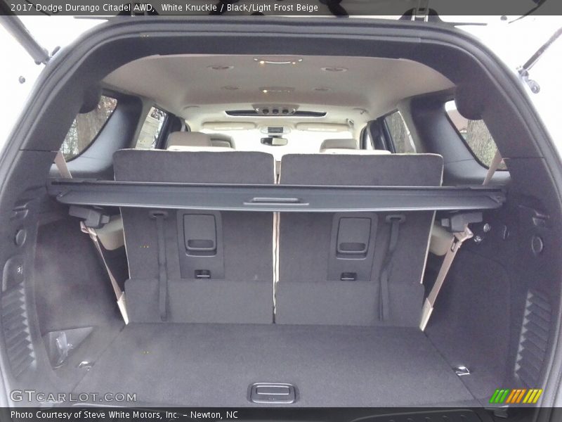 White Knuckle / Black/Light Frost Beige 2017 Dodge Durango Citadel AWD