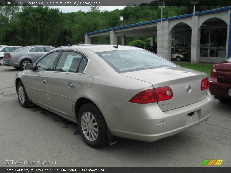 Gold Mist Metallic / Cocoa/Shale 2008 Buick Lucerne CX