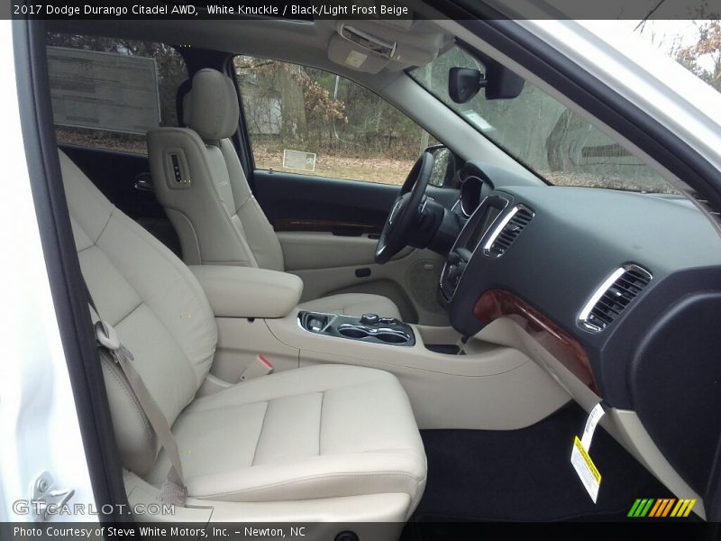 White Knuckle / Black/Light Frost Beige 2017 Dodge Durango Citadel AWD