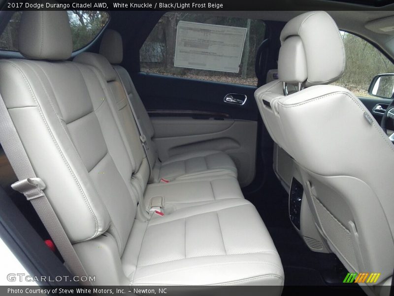 White Knuckle / Black/Light Frost Beige 2017 Dodge Durango Citadel AWD