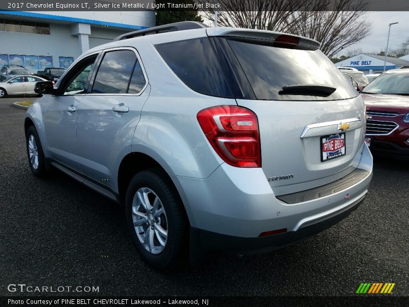 Silver Ice Metallic / Light Titanium/Jet Black 2017 Chevrolet Equinox LT