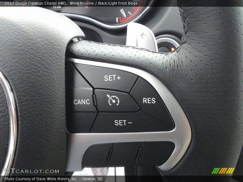 White Knuckle / Black/Light Frost Beige 2017 Dodge Durango Citadel AWD